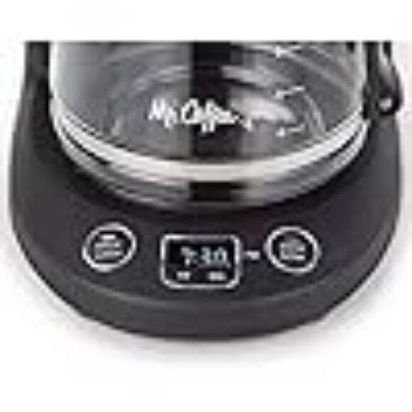 12-Cup Programmable Coffeemaker, Brew Now or Later Mr Coffee Black New - Picture 4 of 5